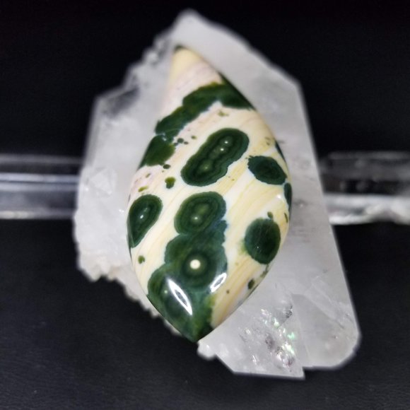 Extra Large Marovato Ocean Jasper Cabochon * 70.08 x 24.87 x 7.41mm  * Old stock - Picture 7 of 11